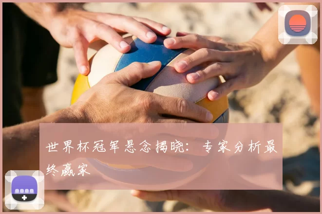 世界杯冠军悬念揭晓：专家分析最终赢家